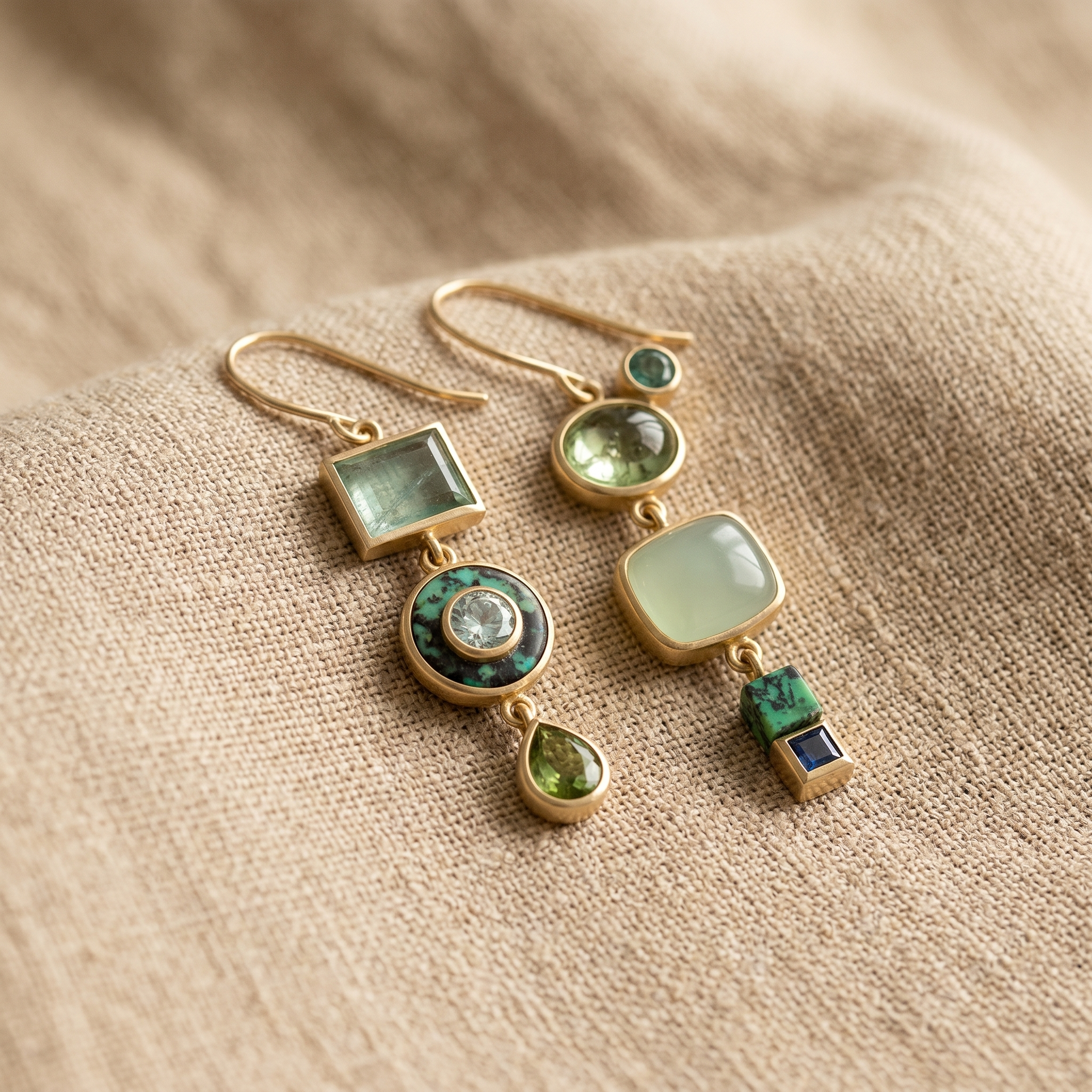 Vintage Green Earrings