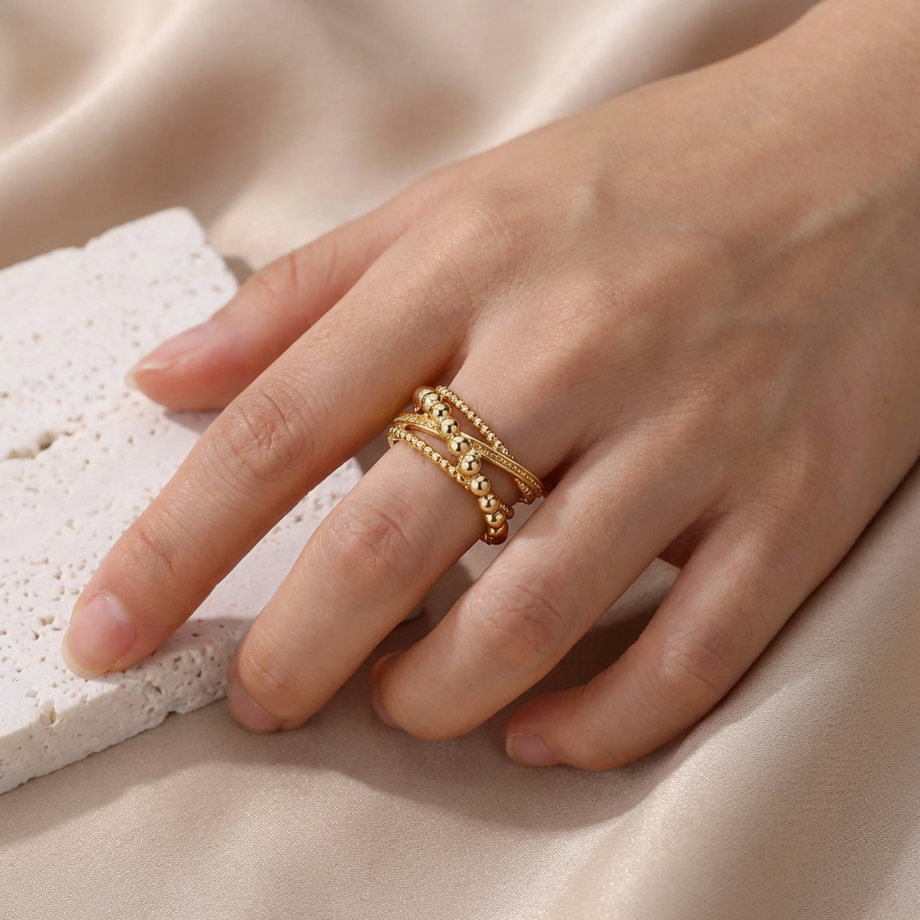 Adjustable Vintage Twist Ring