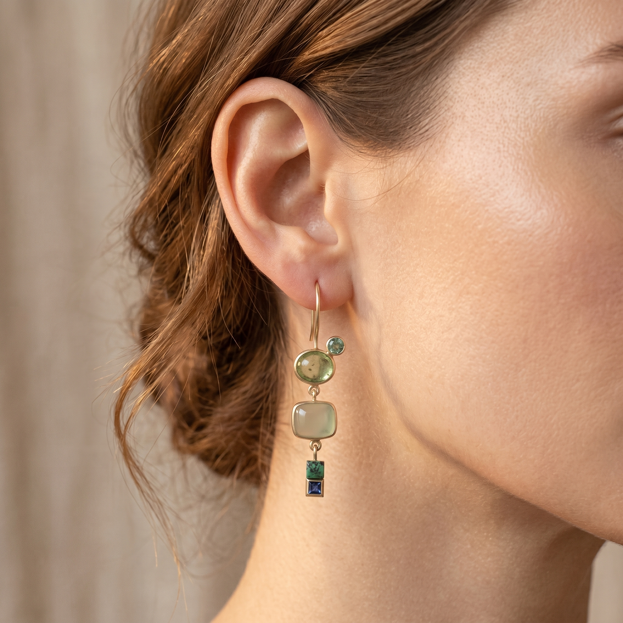 Vintage Green Earrings