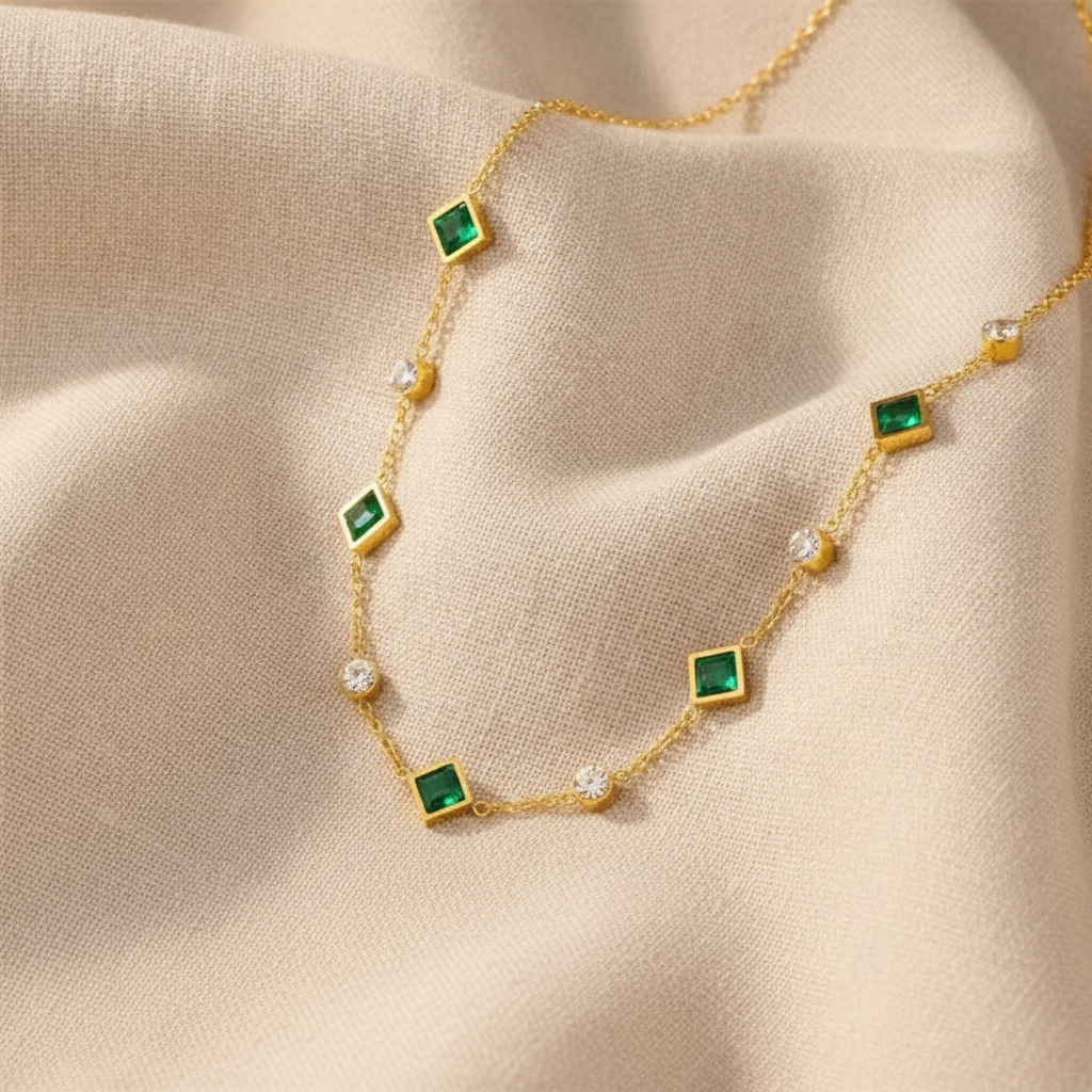 amelisse glenwyn necklace gold 18k — studio
