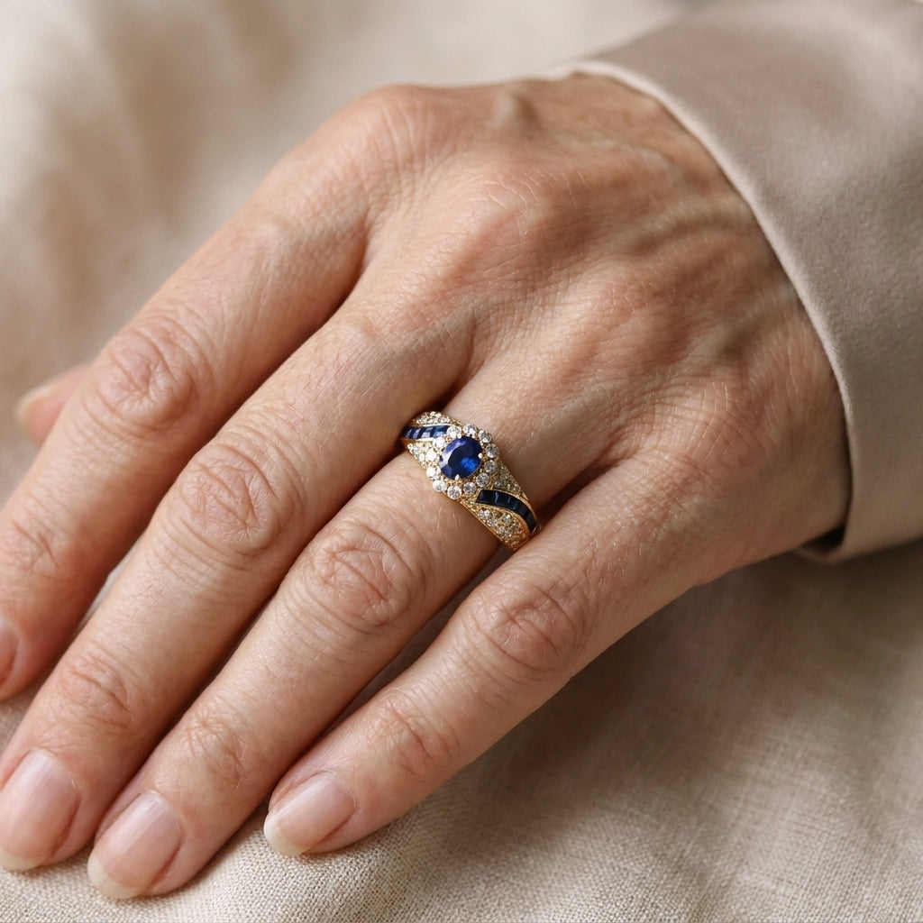 avelisse moraziel ring gold 18k — lifestyle