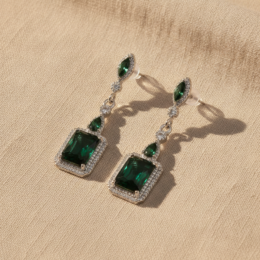 clarion verdancia earrings white gold — studio