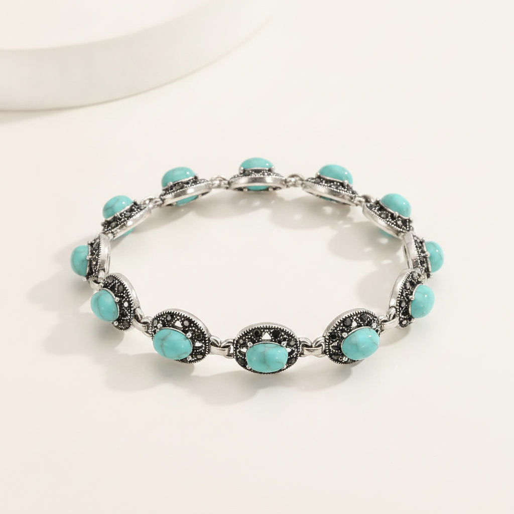 corvelle noble emblem bracelet white gold — studio