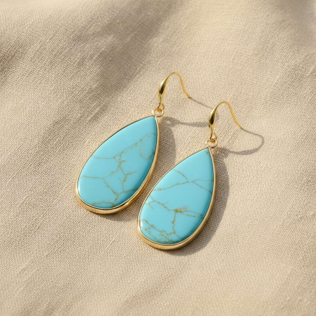 endless connection turquoise earrings — studio
