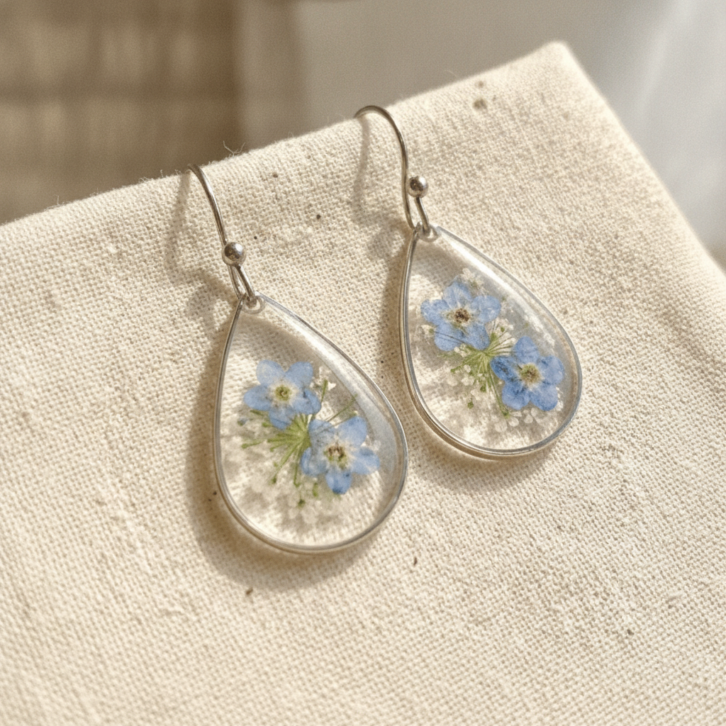 glass garden earrings — studio
