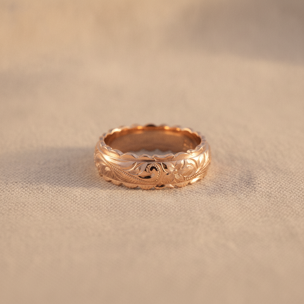 glorias garden band ring — studio