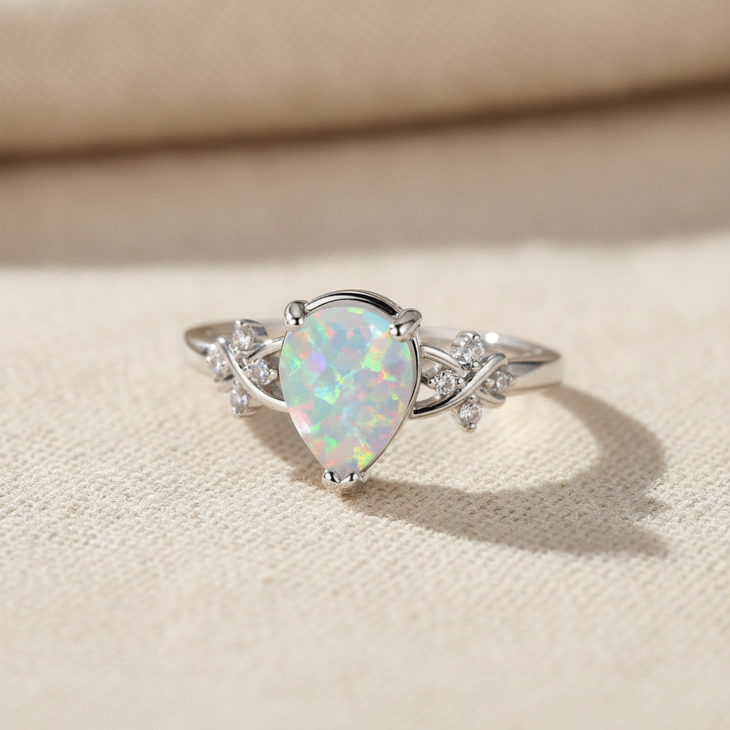 prismatic tear ring — studio