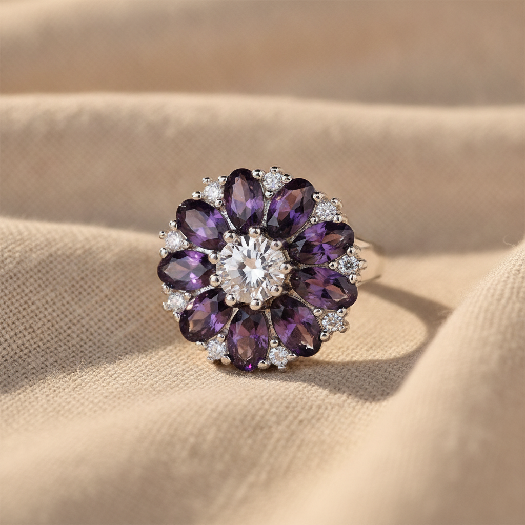 royal flower ring — studio