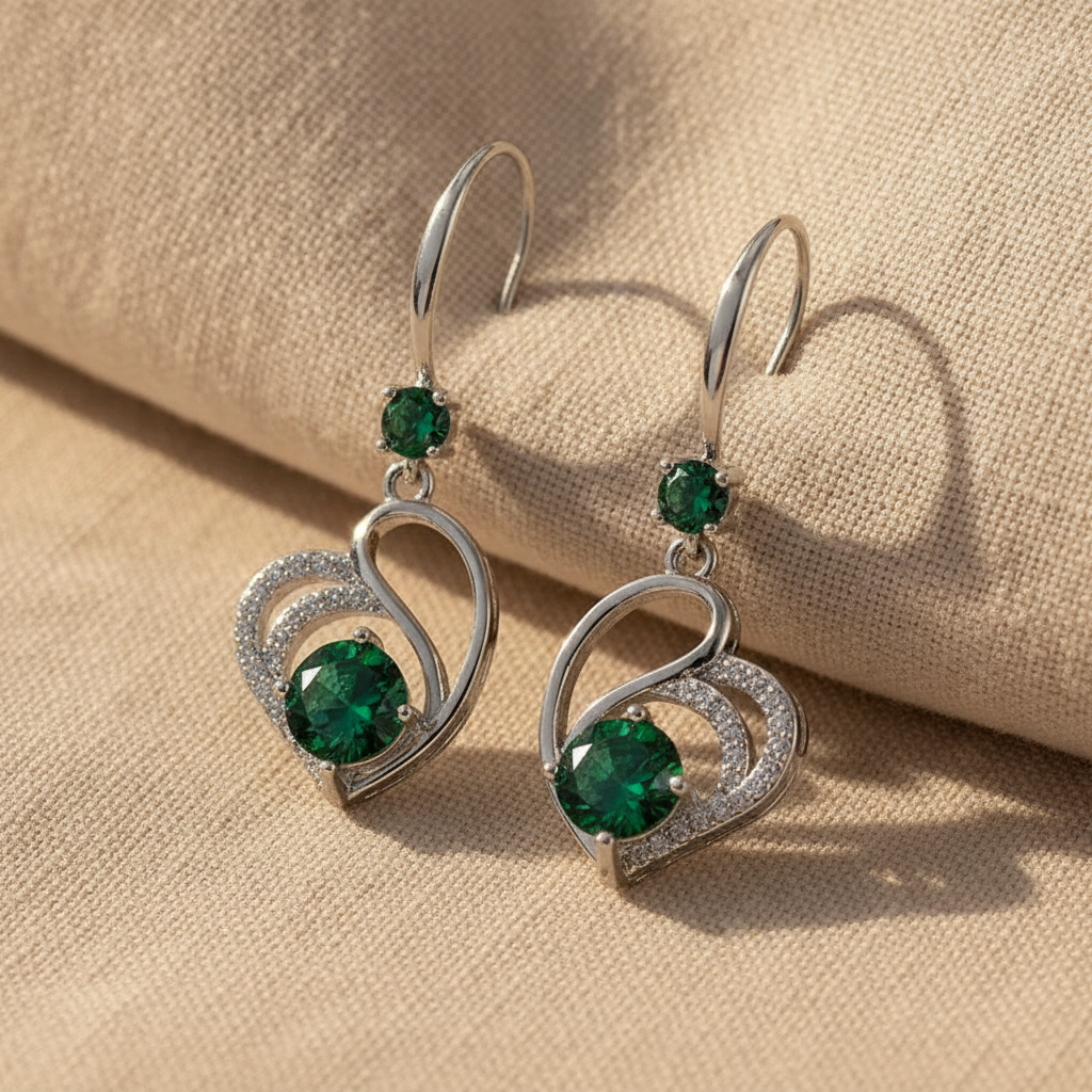 seraphina duval earrings white gold — studio