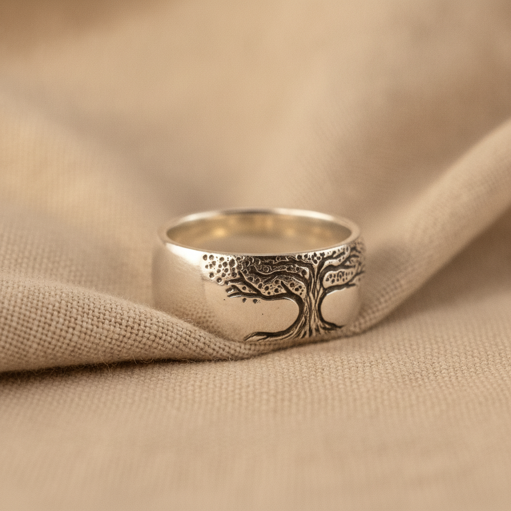 tree of life ring — studio