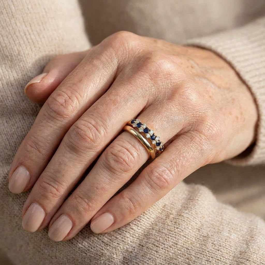 vintage zirconia elegant ring 1 — lifestyle
