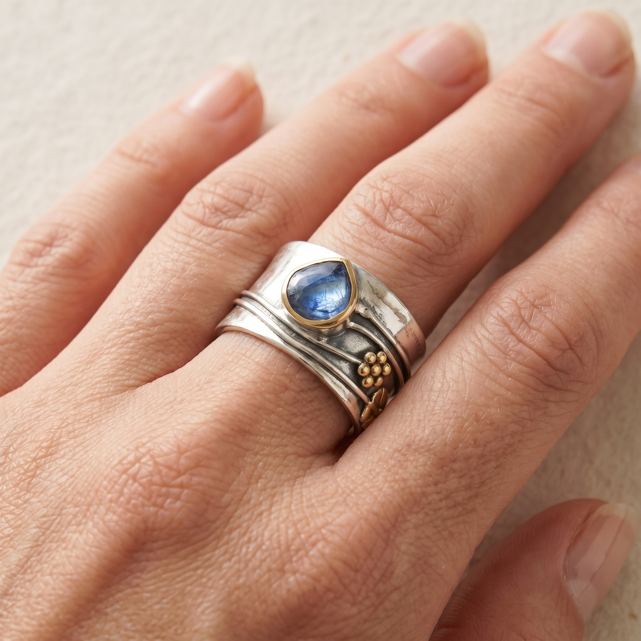 Bree - Bohemian Gemstone Meditation Ring