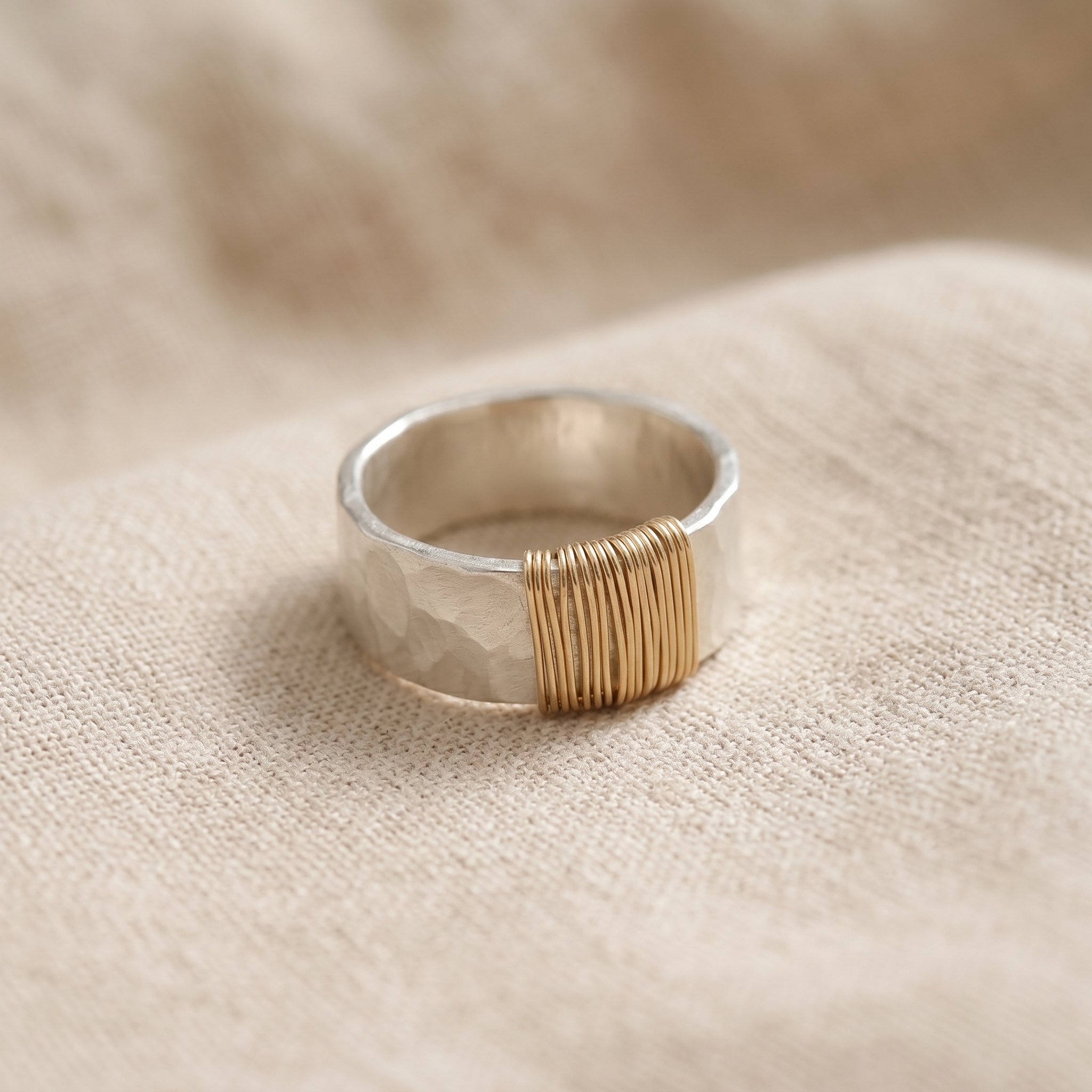 Vintage Gold Silver Ring