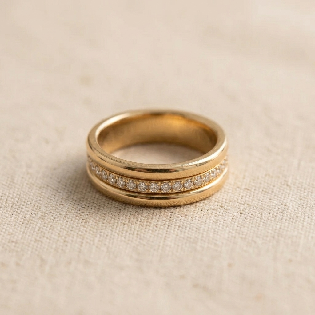 Sarah - Vintage Zirconia Inlaid Ring