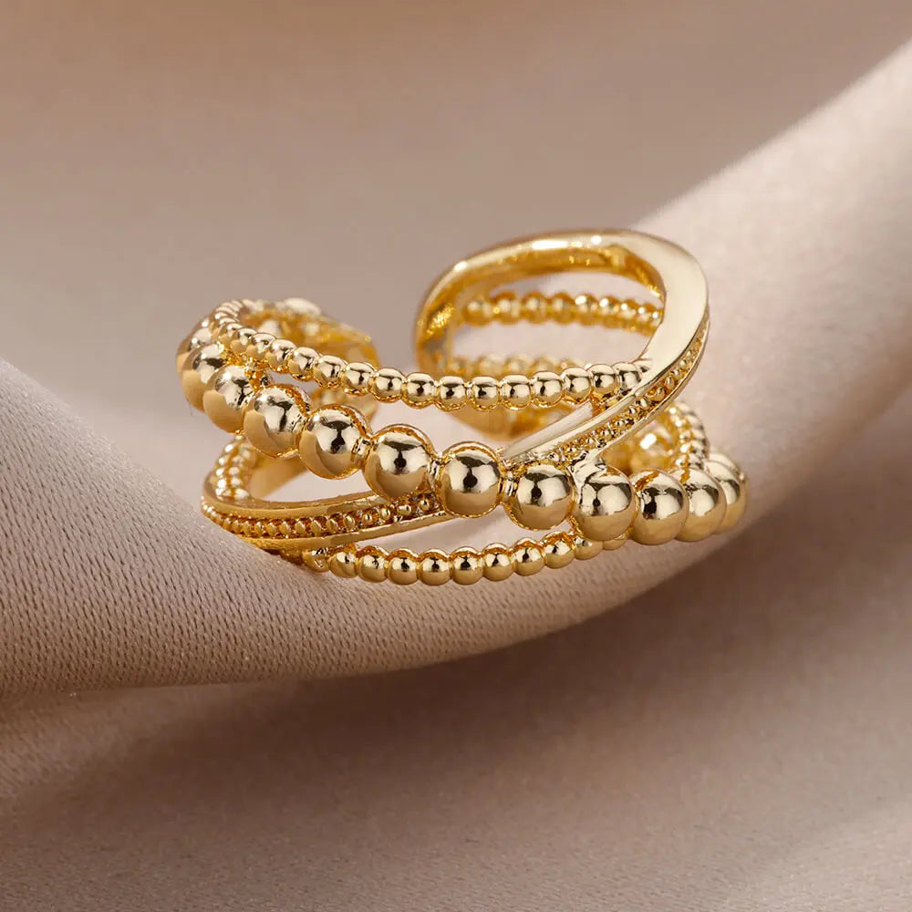 Adjustable Vintage Twist Ring