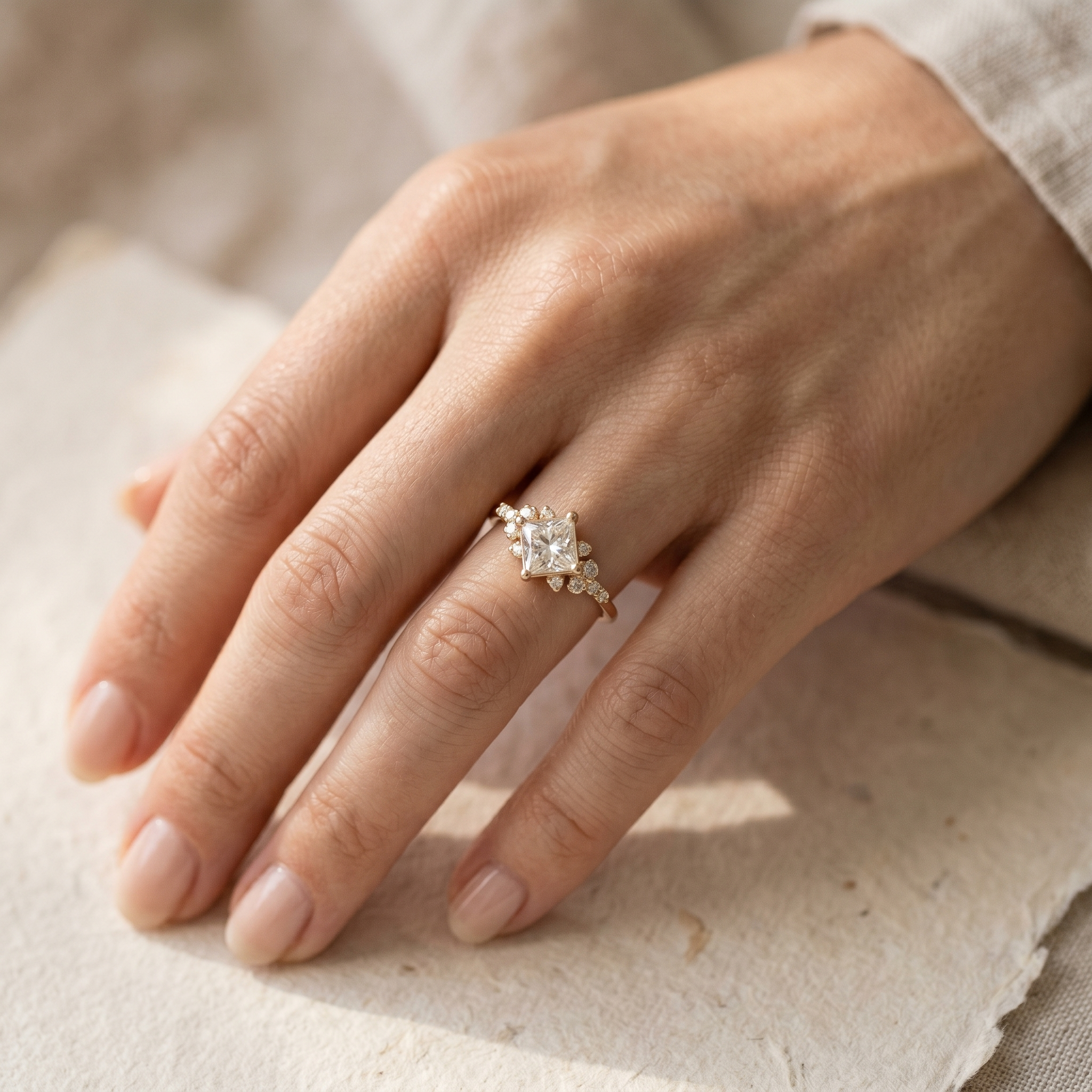 Karen - Elegant Delysian Queen Ring