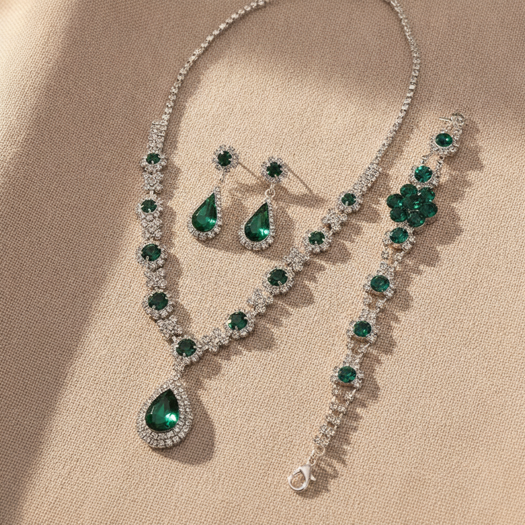 adriana lysandre jewelry set white gold — studio