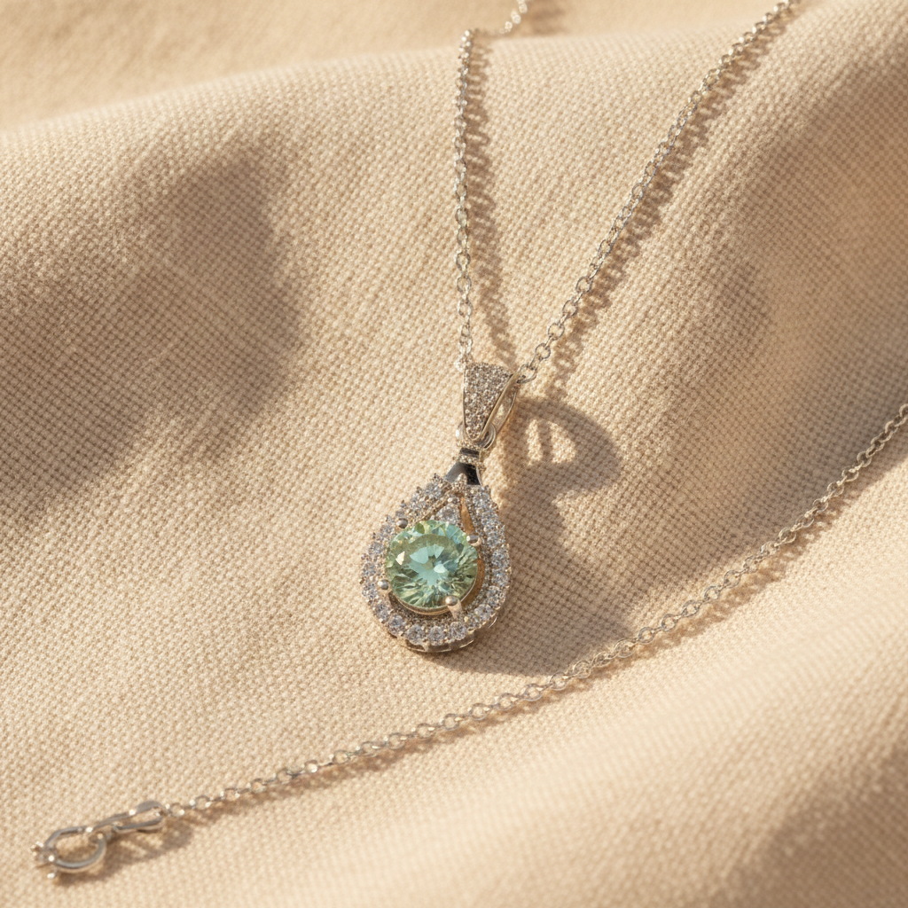 alindra voselle necklace white gold 16k — studio