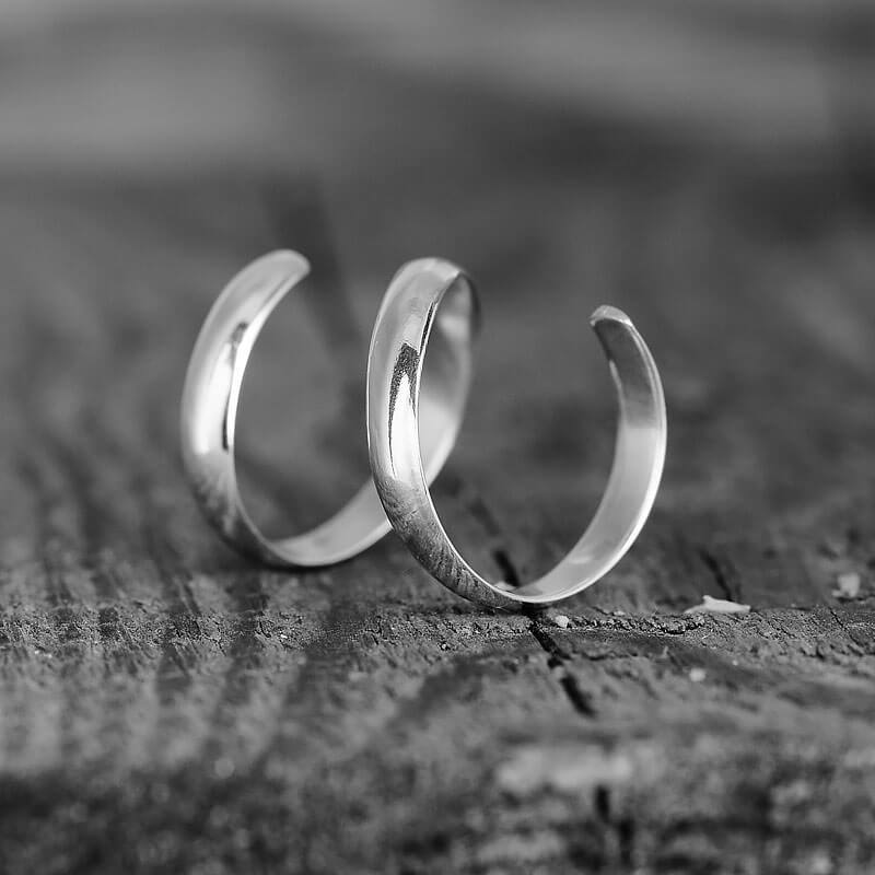 Spiral Wrap Ring in Sterling Silver, Adjustable Thumb & Knuckle Ring