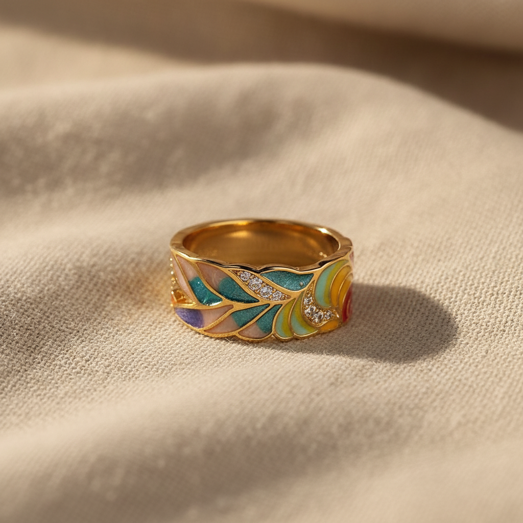 aurora moasic ring — studio