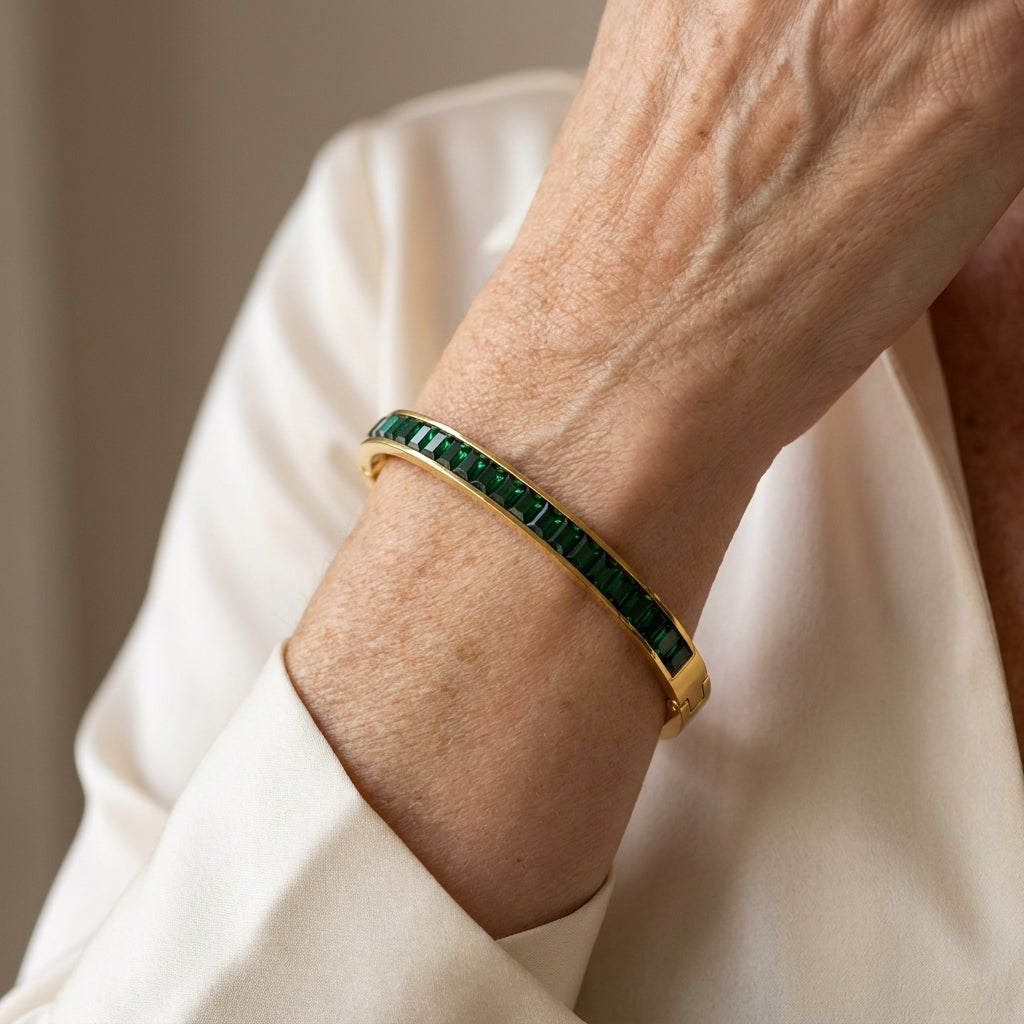 celeste viride bracelet gold 18k — lifestyle