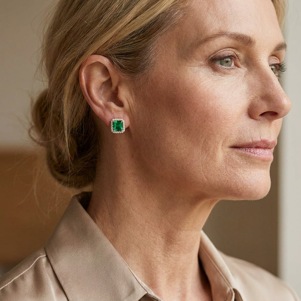 ceryntha malvae earrings gold 14k — lifestyle