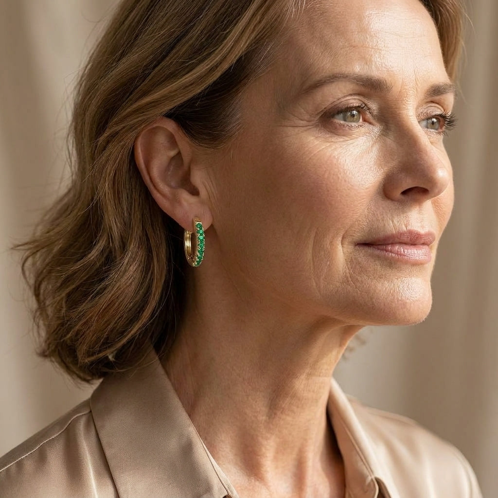 coastal inspired gold drop earrings n0 — lifestyle