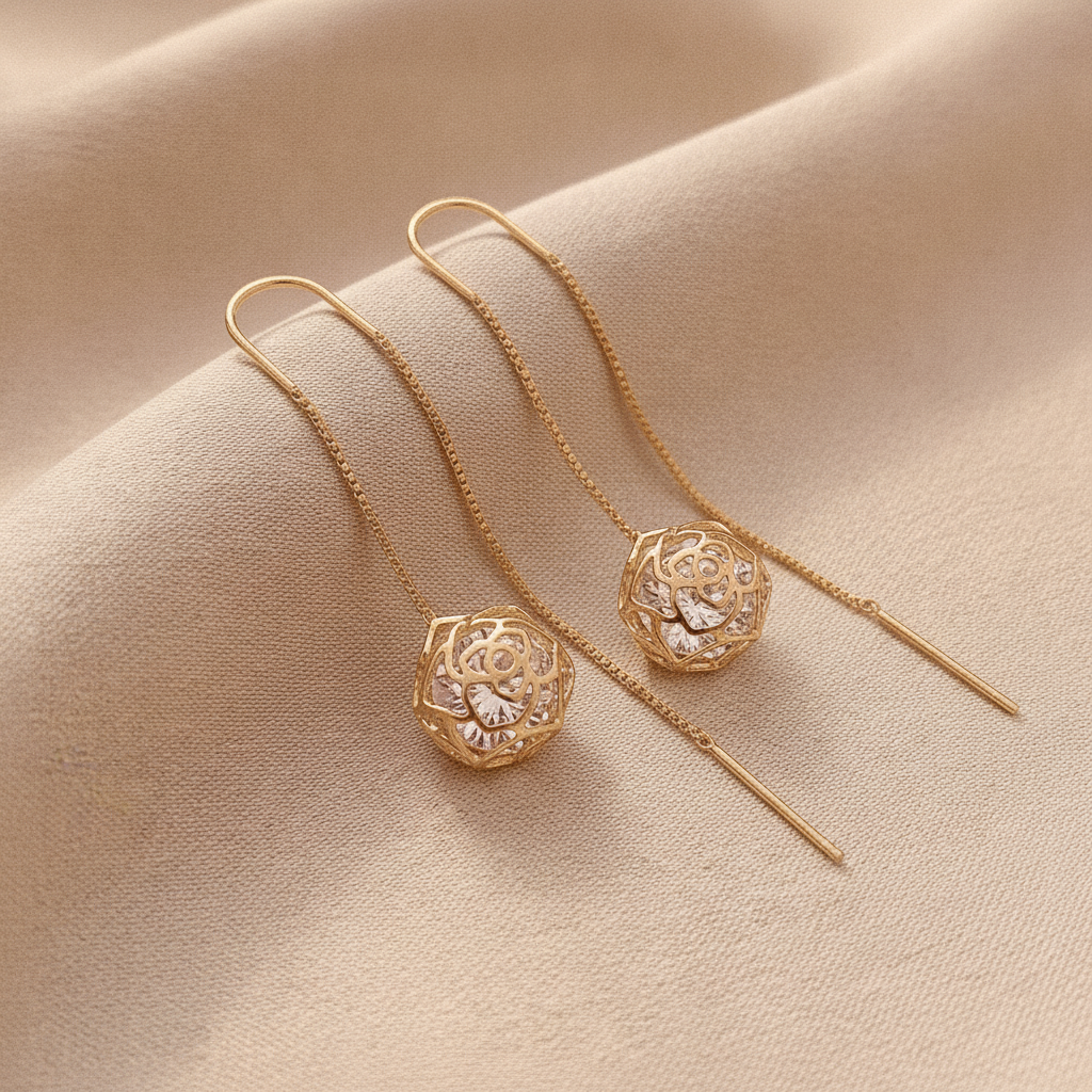 dainty drop earrings — studio
