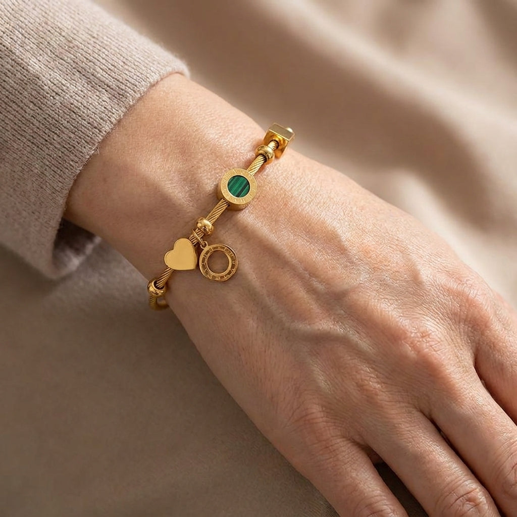 emerence rousseau bracelet gold 18k — lifestyle