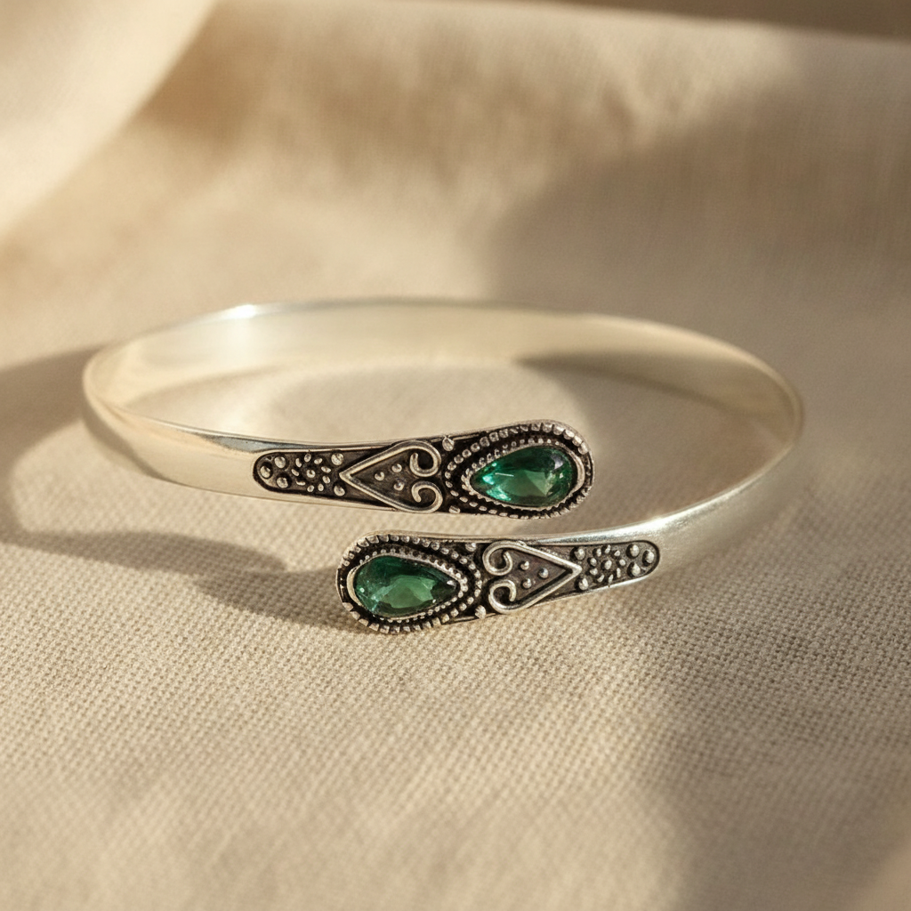 esmeralda devereux bracelet white gold 14k — studio