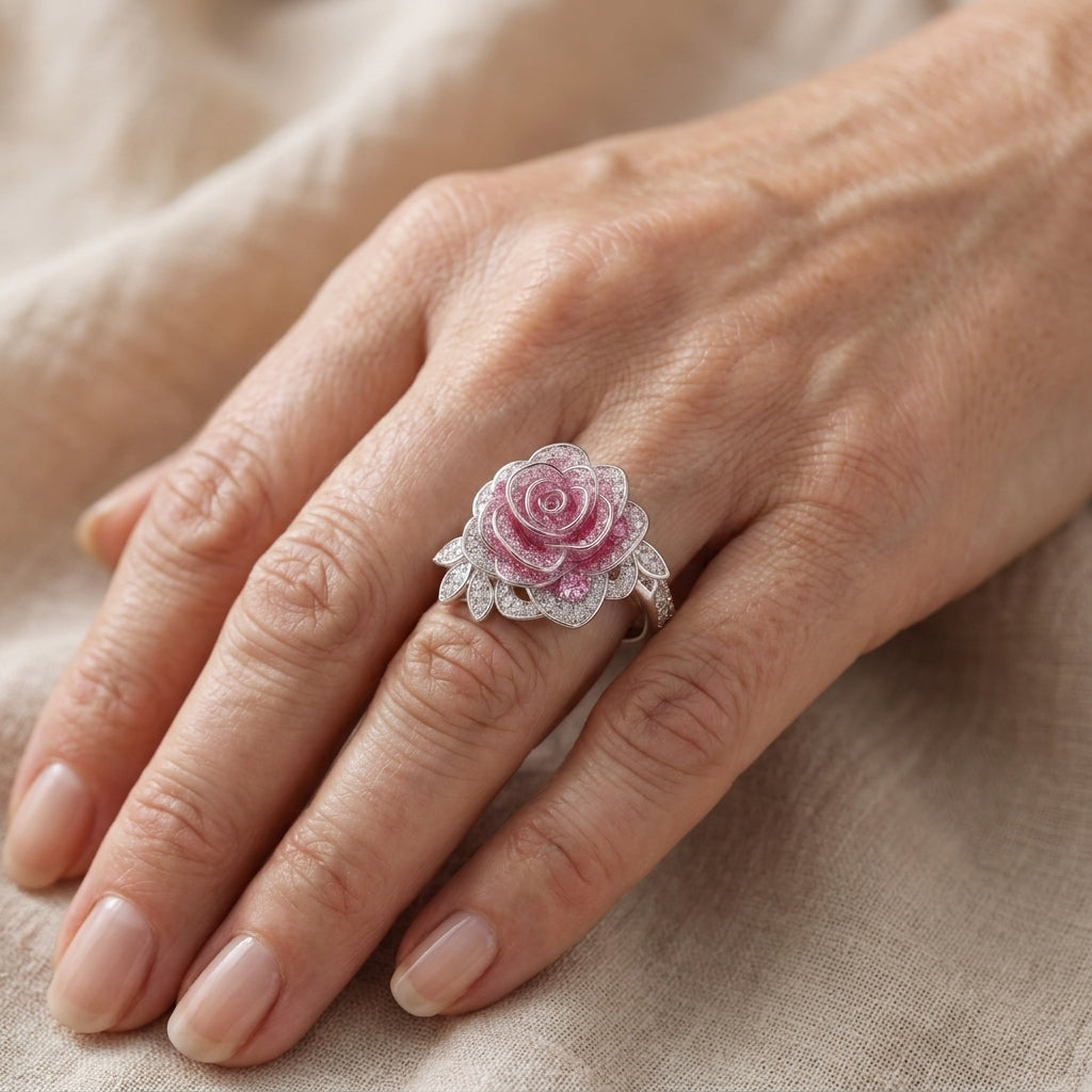 exotic silver plated ring 1 — lifestyle