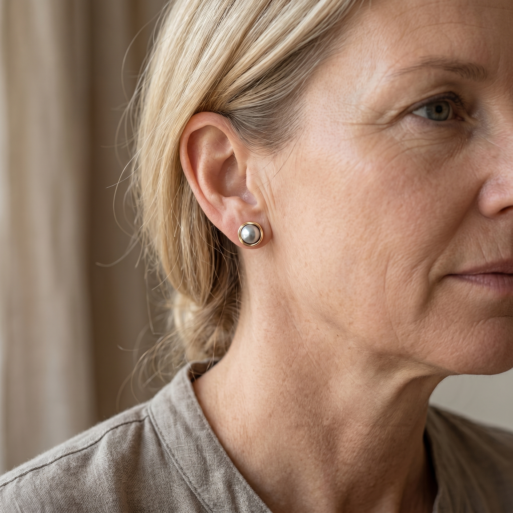 Elegant Black Pearl Earrings