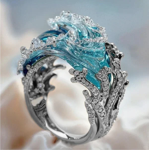 Ocean's Oath Elegant Ring
