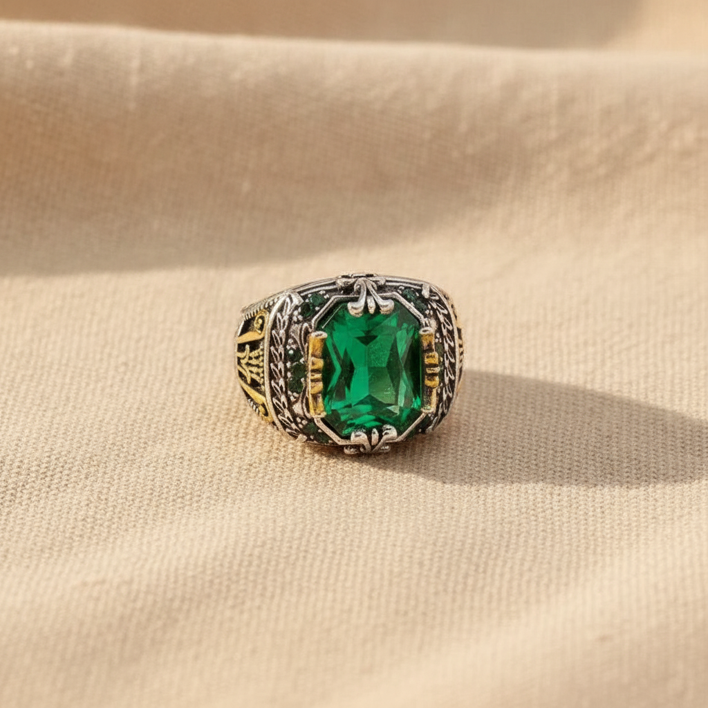 klara emerin ring mixed gold 18k — studio
