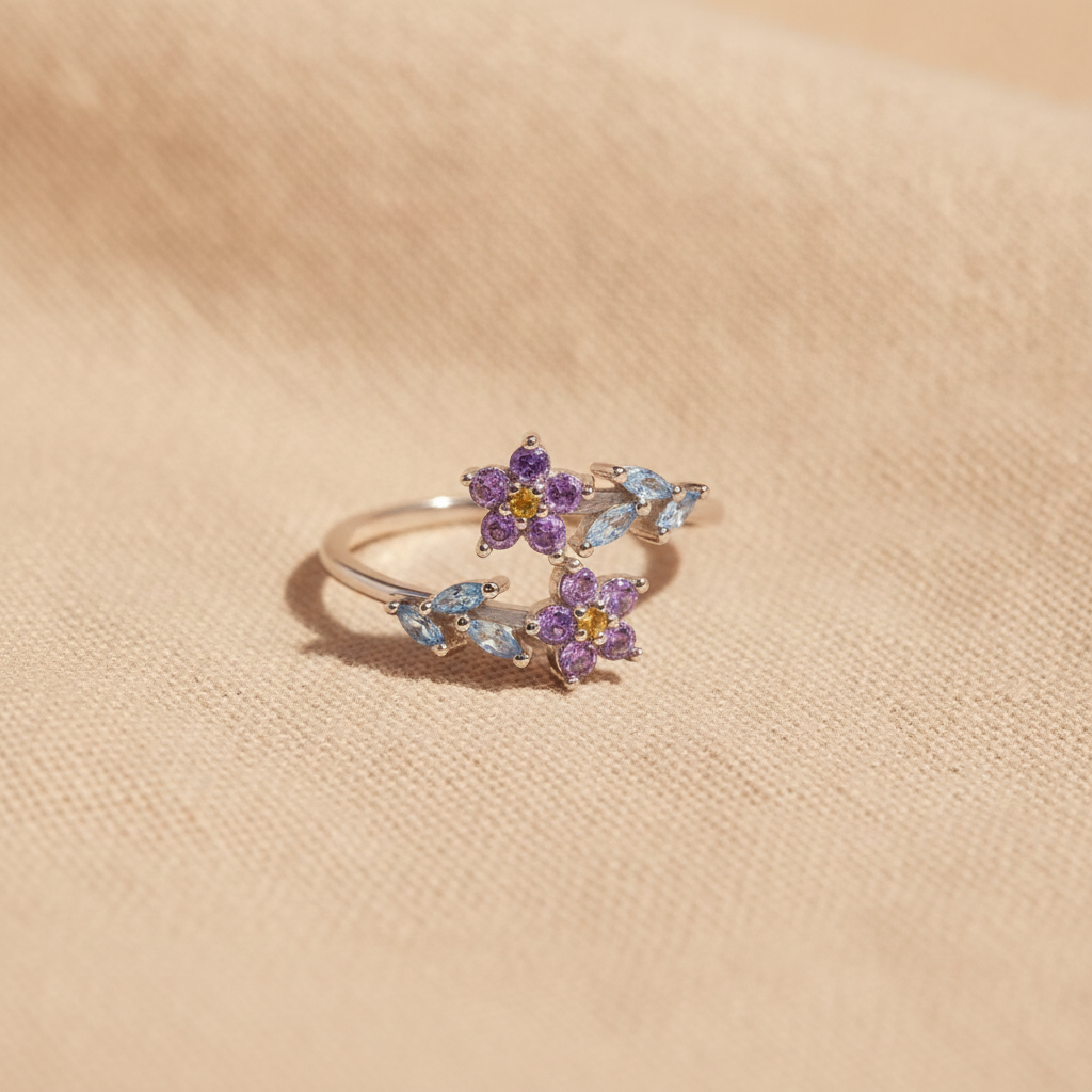purple blue grace ring — studio