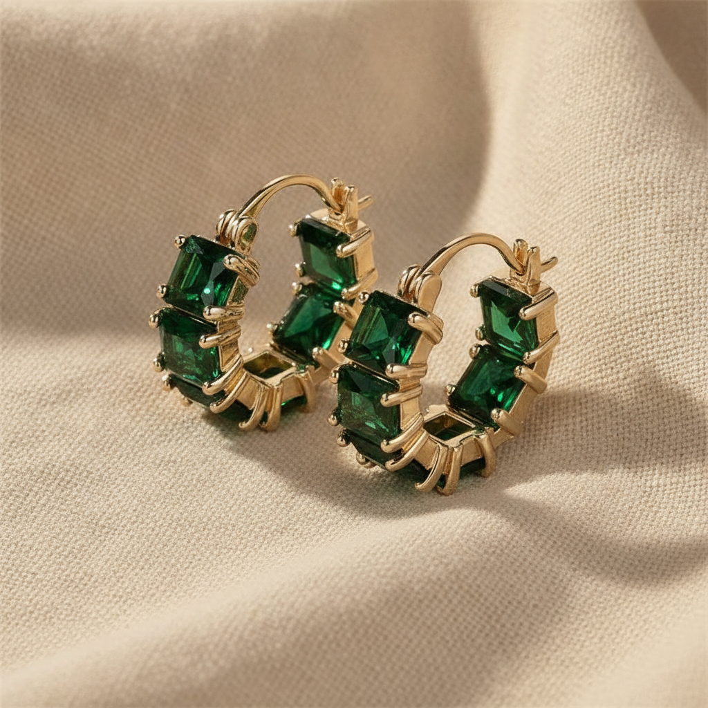 rowena emeris earrings gold — studio