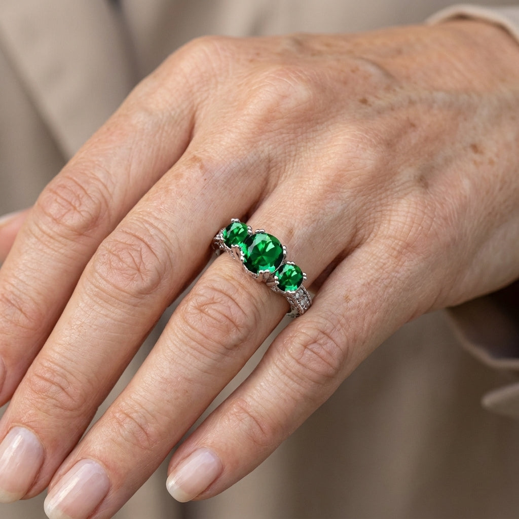 serilda wynloren ring white gold 16k — lifestyle