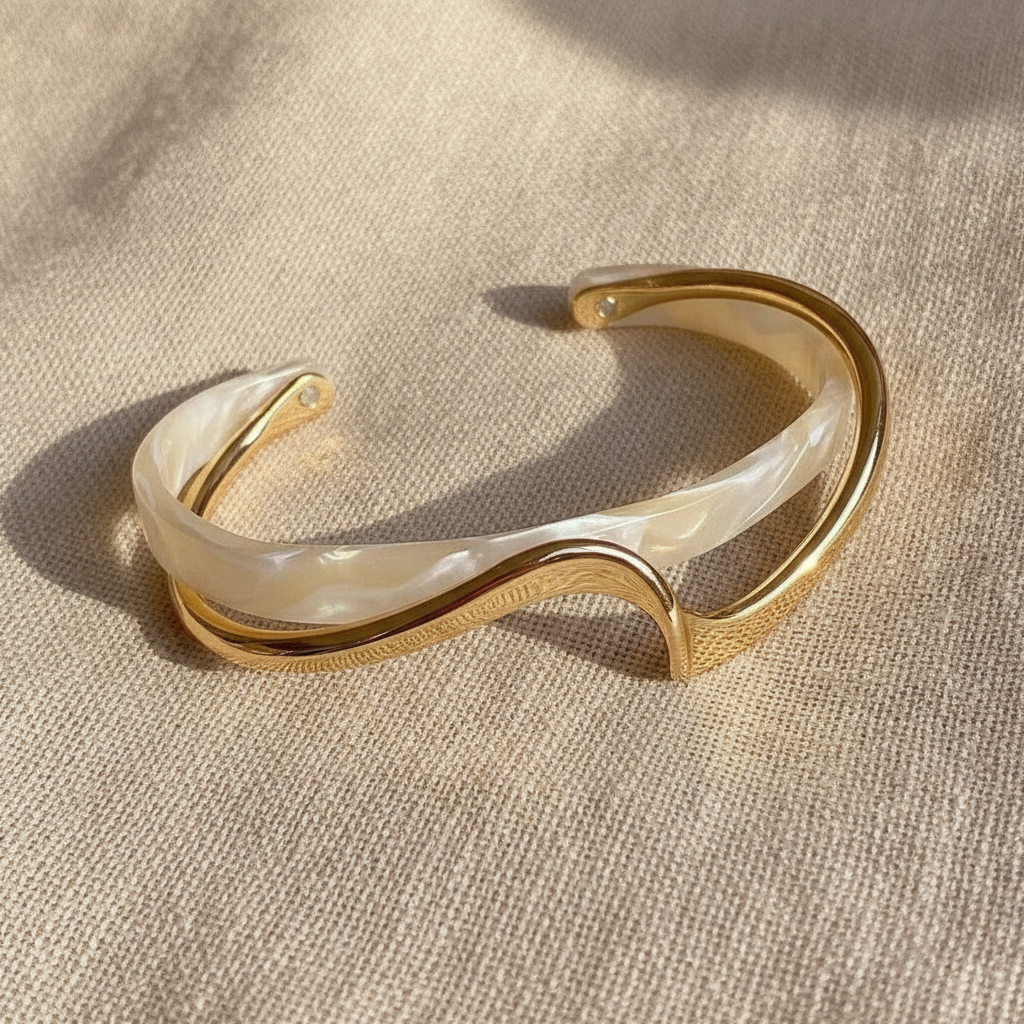 soft glow opal gold bracelet — studio