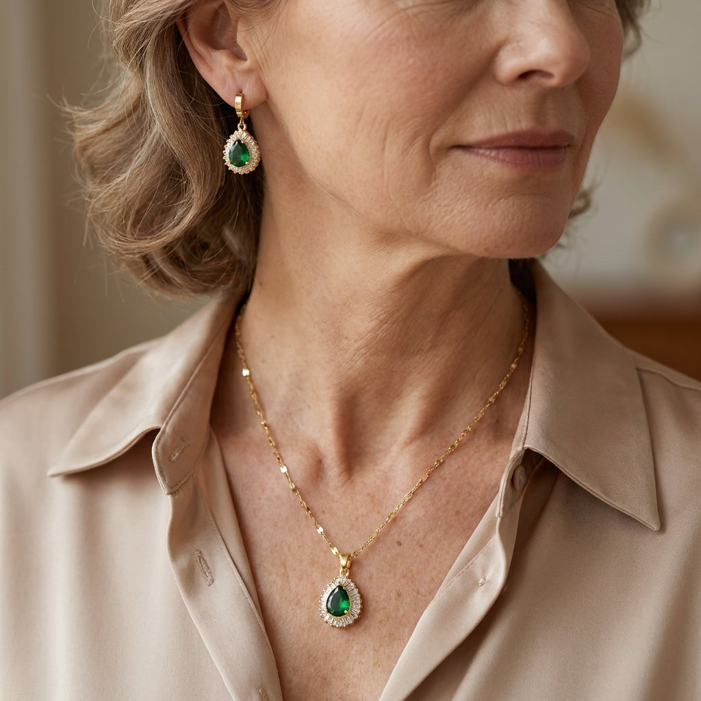 thalienne aurevelle jewelry set 7s — lifestyle