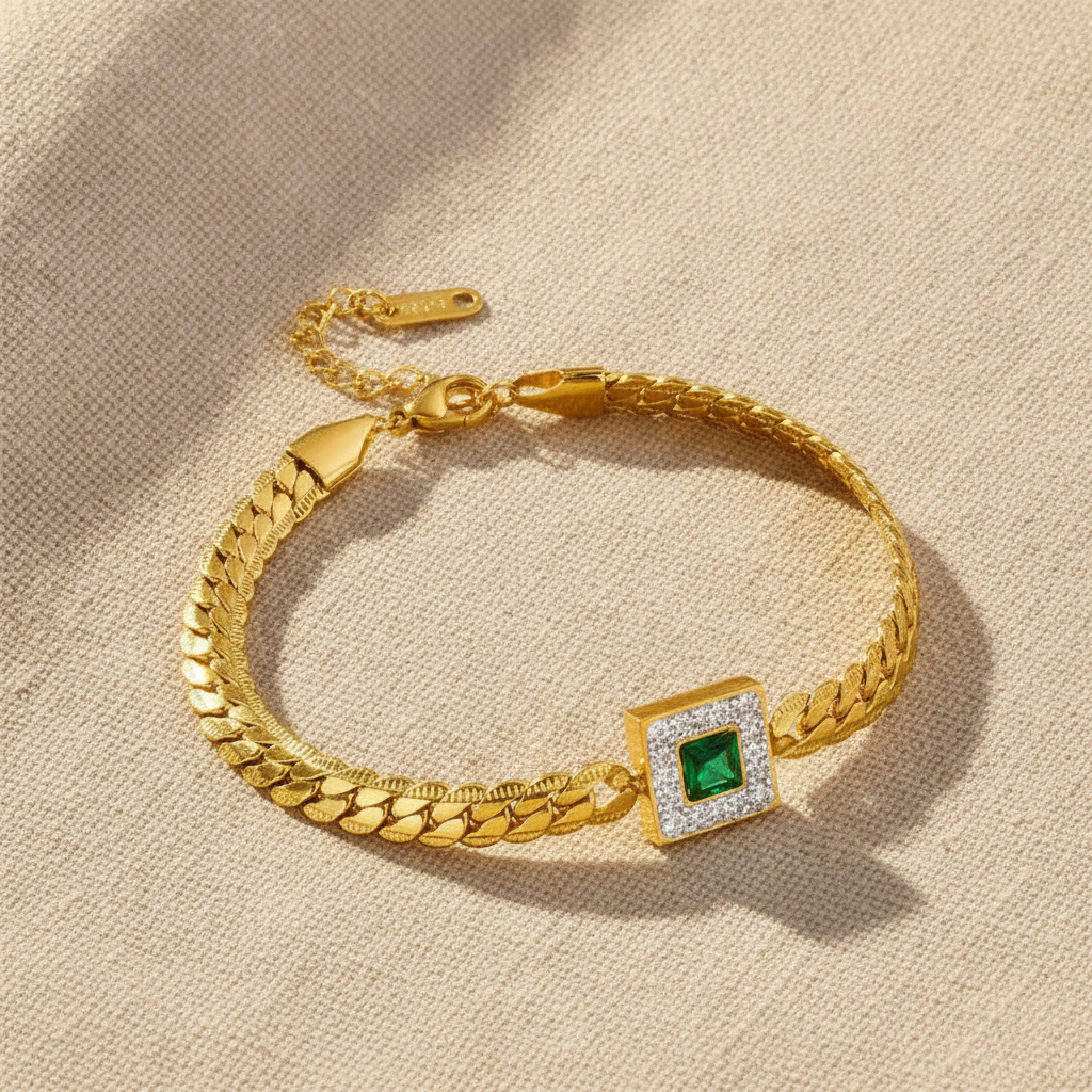 tirena valeure bracelet gold — studio