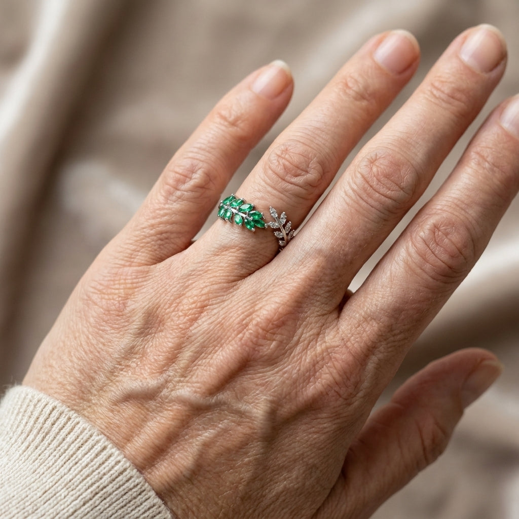 vivara lyselle ring white gold 16k — lifestyle