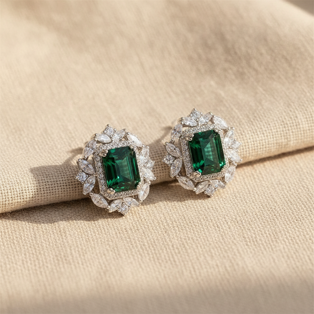 vivessa elvryn earrings white gold 14k — studio