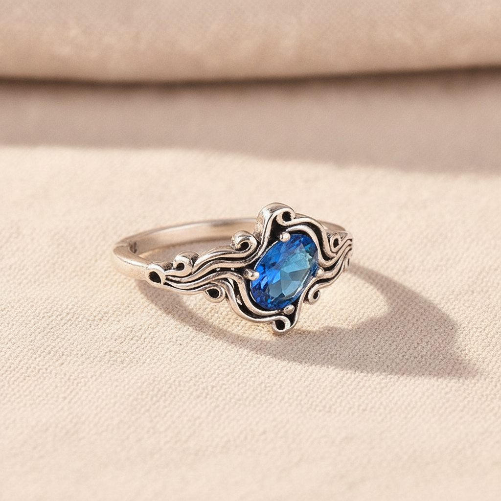 zhen rong wish hot selling new green jewel engagement ring in europe and the united states for sale across the border for the wholesale jewelry wholesale — studio